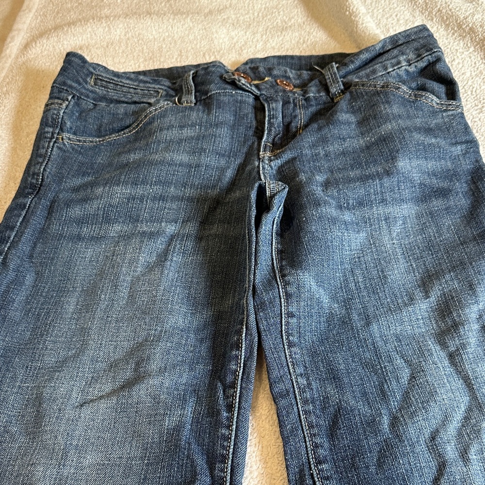 Vintage American eagle ankle Women's Blue Jeans size 6 ( read below 👇🏻) - Picture 2 of 13